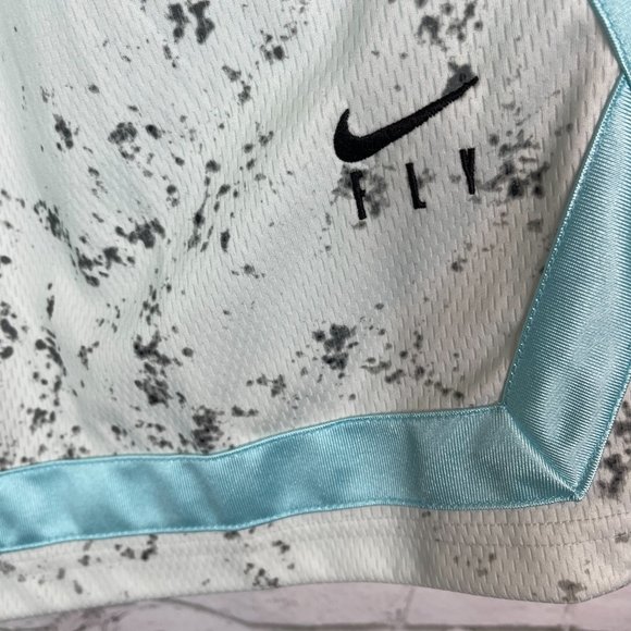 Nike Women’s Dri-Fit Swoosh Fly Crossover Basketball Pure Platinum Short - Picture 7 of 8